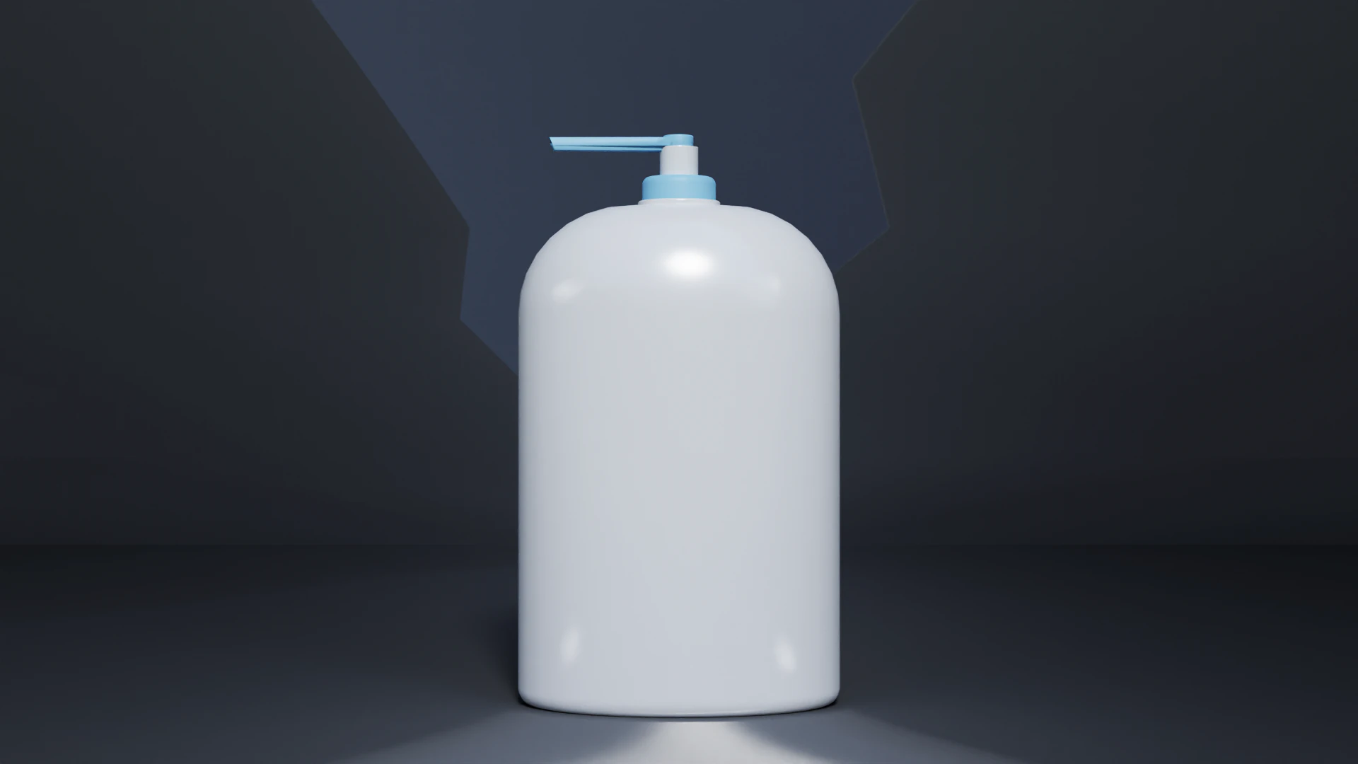 Liquid Soap Pump Dispenser Bottle Cosmetic Packaging Studio Render 3D Model .c4d .max .obj .3ds .fbx .stl .blend