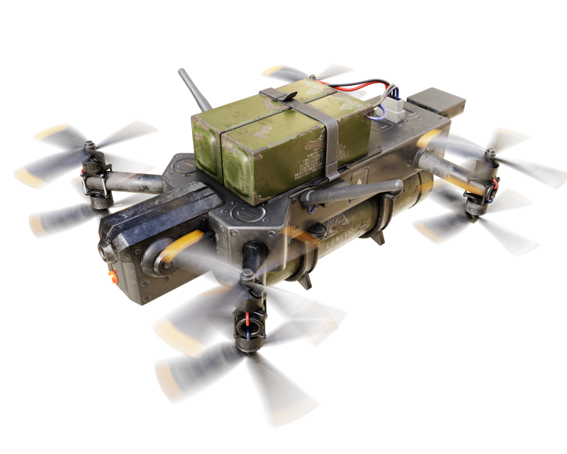 Kamikaze Drone 3D Model .c4d .max .obj .3ds .fbx .stl .blend