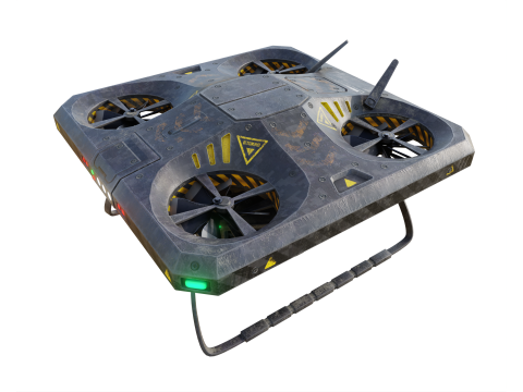 Exploration Drone 3D Model