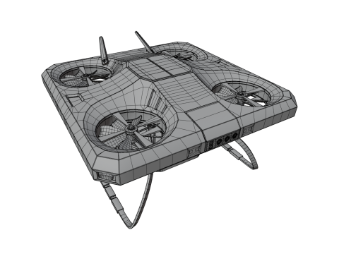 Exploration Drone 3D Model