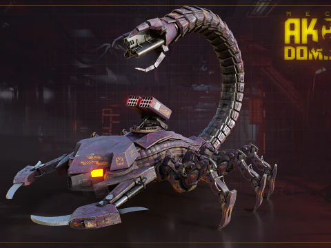 Dominio Akrab Modello 3D