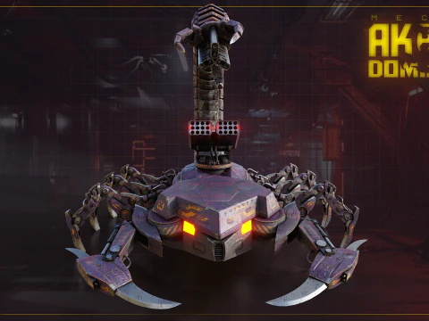 Dominio Akrab Modello 3D