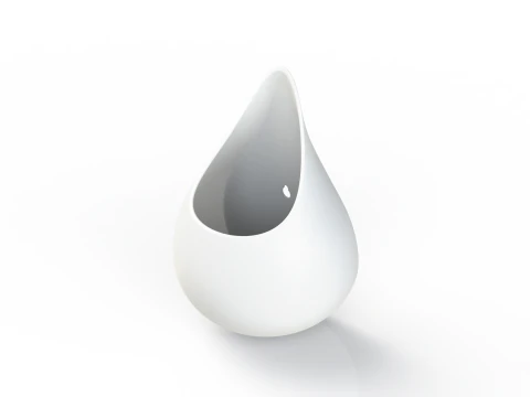 PLANTADOR DE SUCULENTAS DE PAREDE DE RASGO Modelo de Impressão 3D