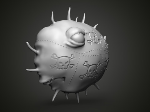 Fish Fugu The Simpson 3D Print Model
