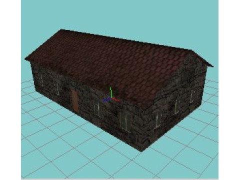 Prosty dom 00 Model 3D