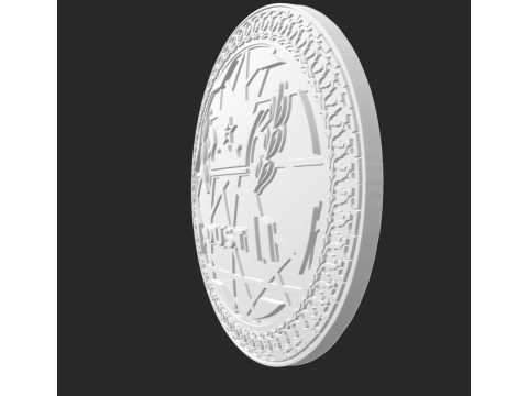 CS2-logo DUST2 3D Model