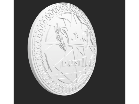 CS2-logo DUST2 3D Model