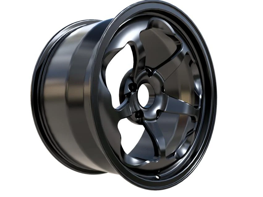 HYPERCAR FORGED WHEEL DESIGN 3D Model .c4d .max .obj .3ds .fbx .stl .blend 