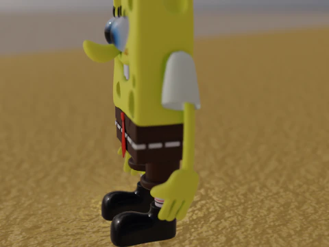 Sponge Bob 3D Model
