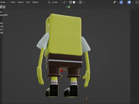 Sponge Bob 3D Model