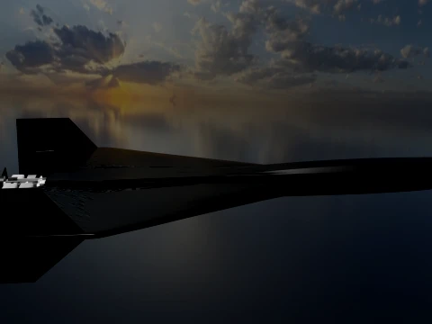 Military Stiyle UAV 3D Model