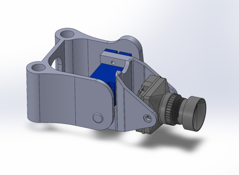 MARK 4용 회전 카메라 3D 프린트 모델 .c4d .max .obj .3ds .fbx .stl .blend 