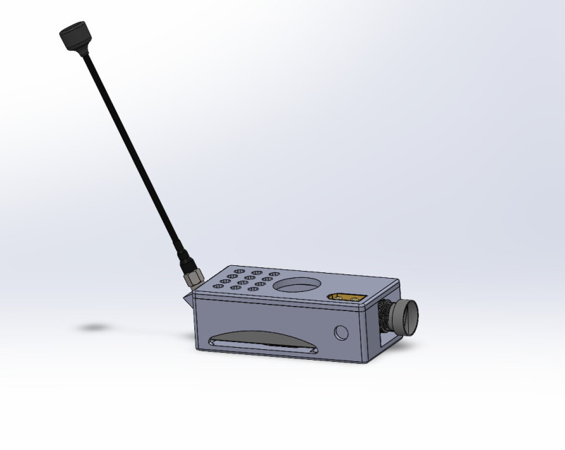 컴팩트 FPV 카메라 시스템 3D 프린트 모델 .c4d .max .obj .3ds .fbx .stl .blend 