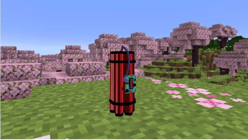 程式化的炸药炸药 3D 模型 .c4d .max .obj .3ds .fbx .stl .blend