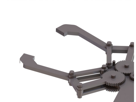 Mechanical gripper 3D Print Model