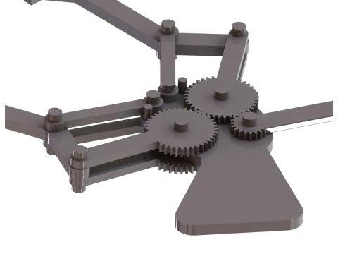 Mechanical gripper 3D Print Model