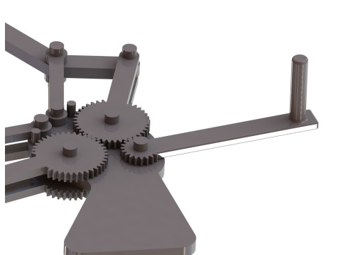 Mechanical gripper 3D Print Model