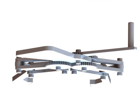 Mechanical gripper 3D Print Model