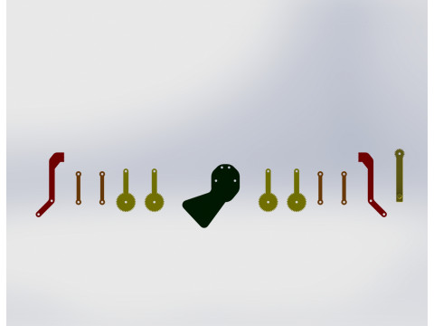 Mechanical gripper 3D Print Model