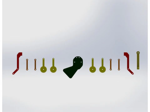 Mechanical gripper 3D Print Model