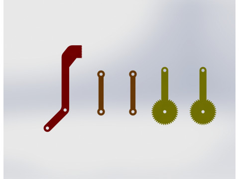 Mechanical gripper 3D Print Model