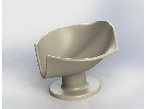 Self-Draining Soap Dish with Water Channel 3D Print Model