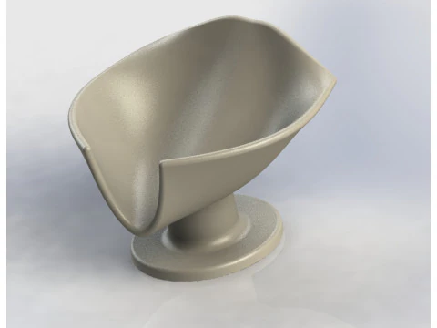 Self-Draining Soap Dish with Water Channel 3D Print Model