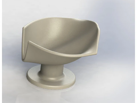 Self-Draining Soap Dish with Water Channel 3D Print Model