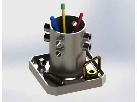 VVER1000 リアクターコアオーガナイザー 3Dプリントモデル