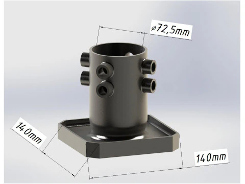 VVER1000 Reactor Core Organizer 3D Print Model