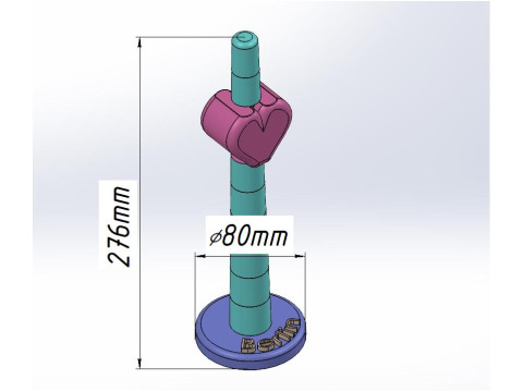 Berlin Tower Construction Set with Heart 3D Print Model