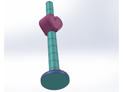 Berlin Tower Construction Set with Heart 3D Print Model