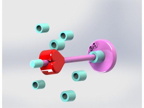 Berlin Tower Construction Set with Heart 3D Print Model