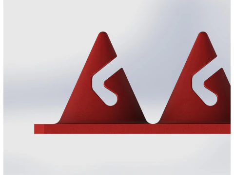 Cone Cable Organizer Set 3D Print Model