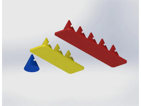 Cone Cable Organizer Set 3D Print Model