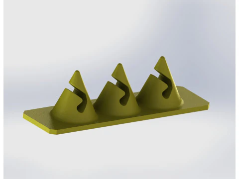 Cone Cable Organizer Set 3D Print Model