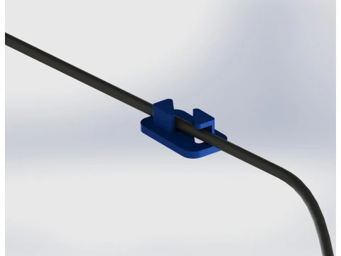 Free Cable Organizer Clip Clean Desk 3D Print Model