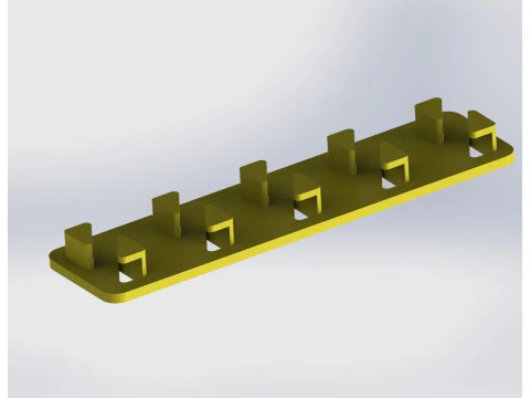Free Cable Organizer Clip Clean Desk 3D Print Model