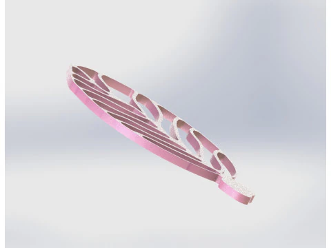 Leaf Soap Dish with Removable Veins 3D Print Model