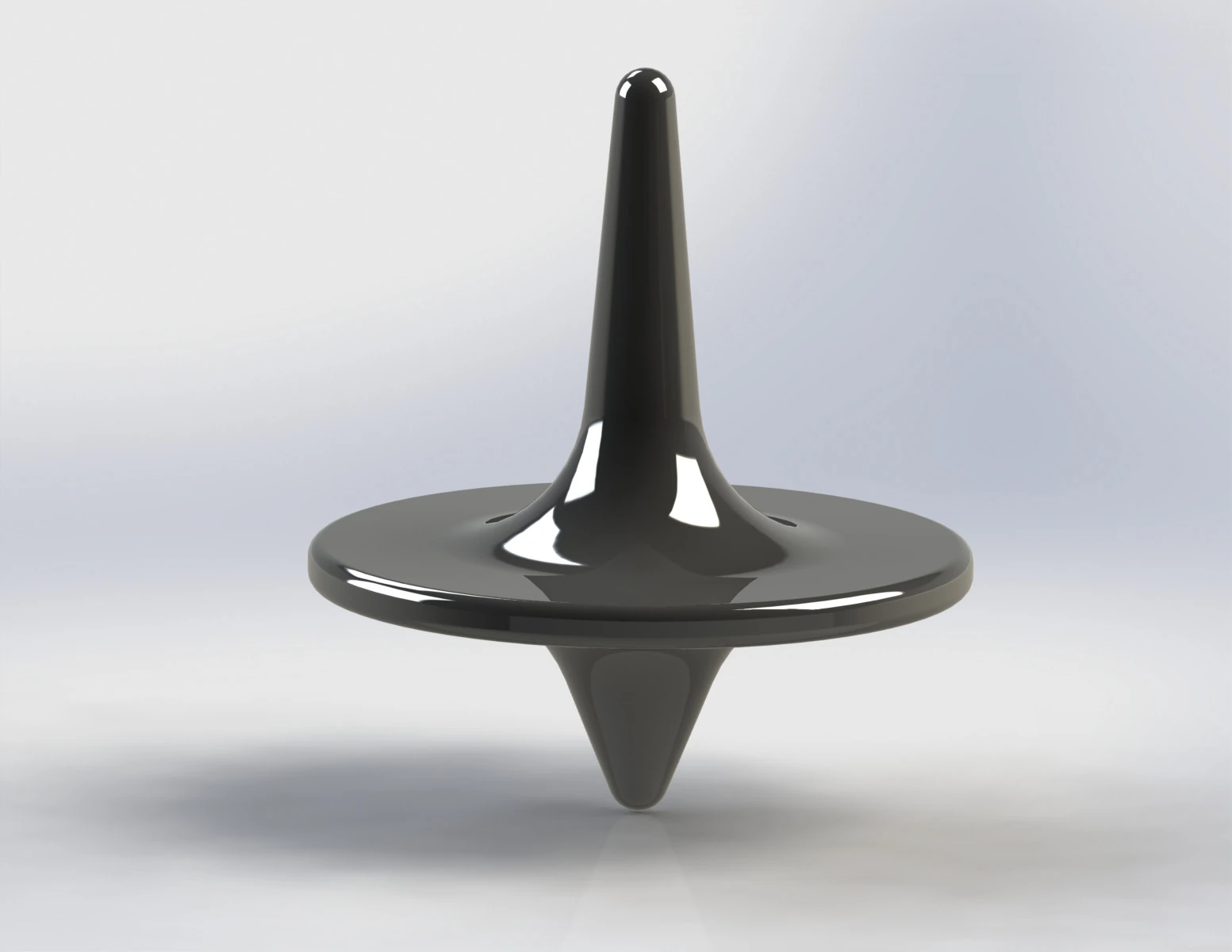 Free Classic Spinning Top 3D Print Model .c4d .max .obj .3ds .fbx .stl .blend 
