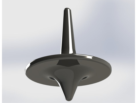 Free Classic Spinning Top 3D Print Model