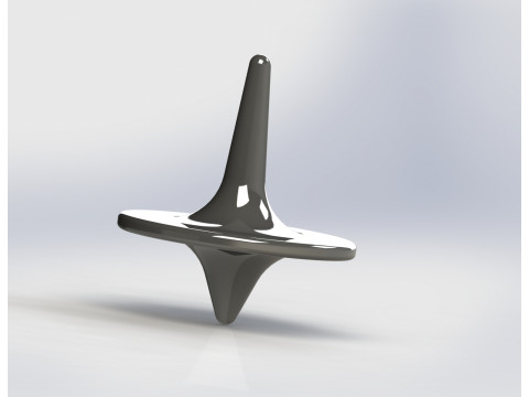 Free Classic Spinning Top 3D Print Model