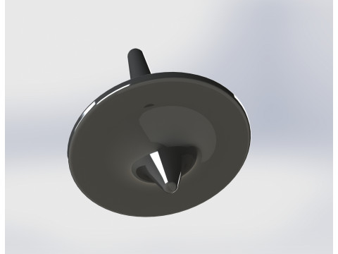 Free Classic Spinning Top 3D Print Model