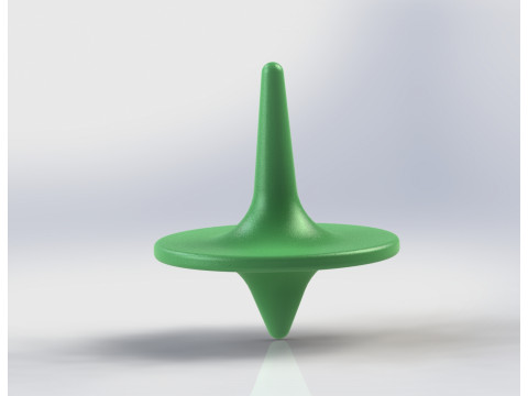 Free Classic Spinning Top 3D Print Model
