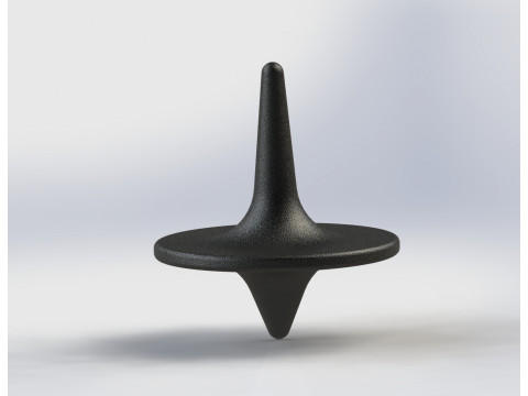 Free Classic Spinning Top 3D Print Model