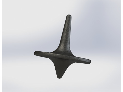 Free Classic Spinning Top 3D Print Model
