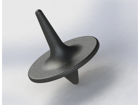 Free Classic Spinning Top 3D Print Model