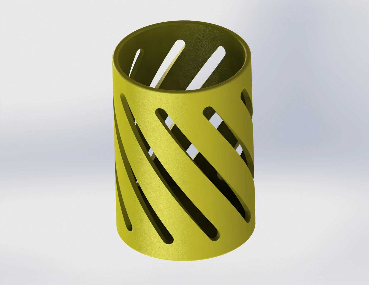 Pencil Holder Desk Organizer 3D Print Model .c4d .max .obj .3ds .fbx .stl .blend 