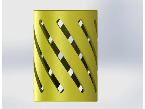 Pencil Holder Desk Organizer 3D Print Model