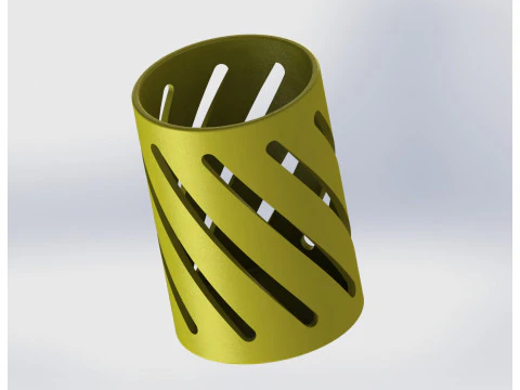 Pencil Holder Desk Organizer 3D Print Model